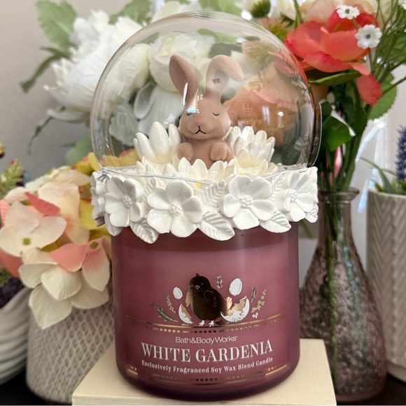 🆕🐰 BATH & BODY WORKS LIMITED EDITION EASTER BUNNY GLOBE 3-WICK CANDLE. NEW! - Picture 4 of 11